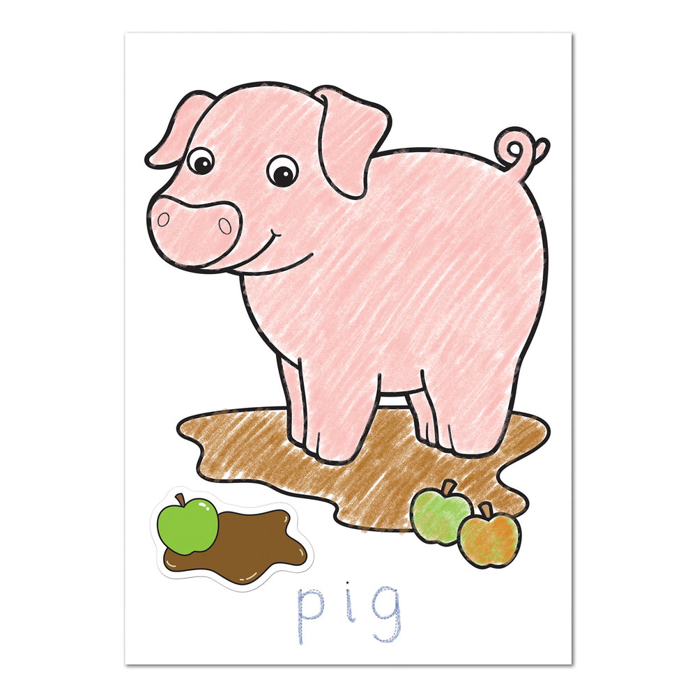 Farmyard Colouring Book