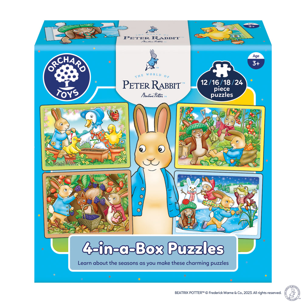 Peter Rabbit™️ 4-in-a-Box Puzzles