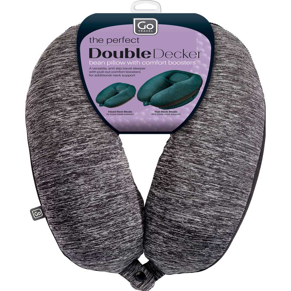 Flat back outlet travel pillow